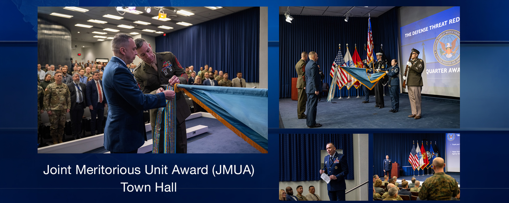 DTRA adds Joint Meritorious Unit Award streamer to our colors. 