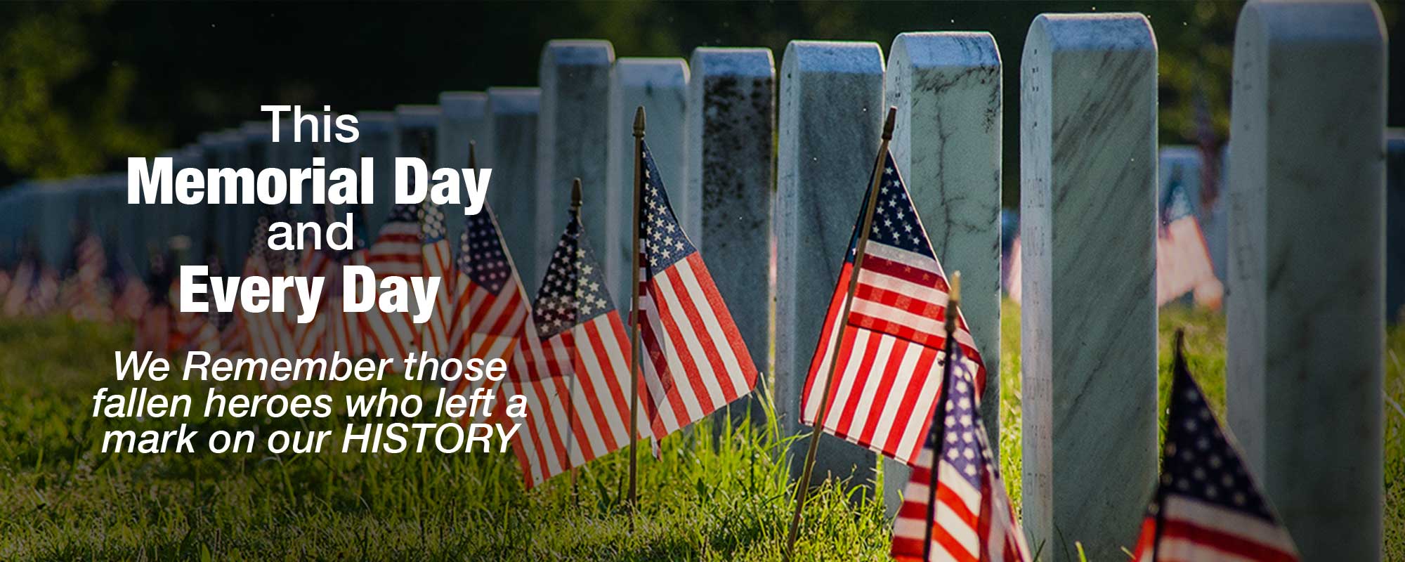 Memorial Day Message