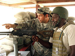 Terrorism vulnerability assessment team in Iraq. (DTRA photo)